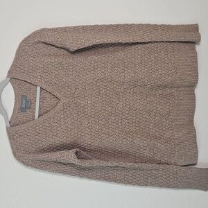 Natural Reflections Women's Brown V-Neck Sweater